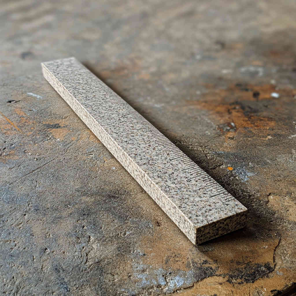 Granite straight ruler in design work