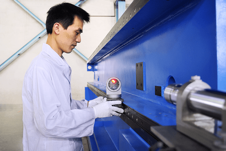 Expert team developing precision instruments
