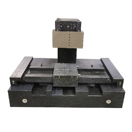 Granite air-floating guide rail motion platform