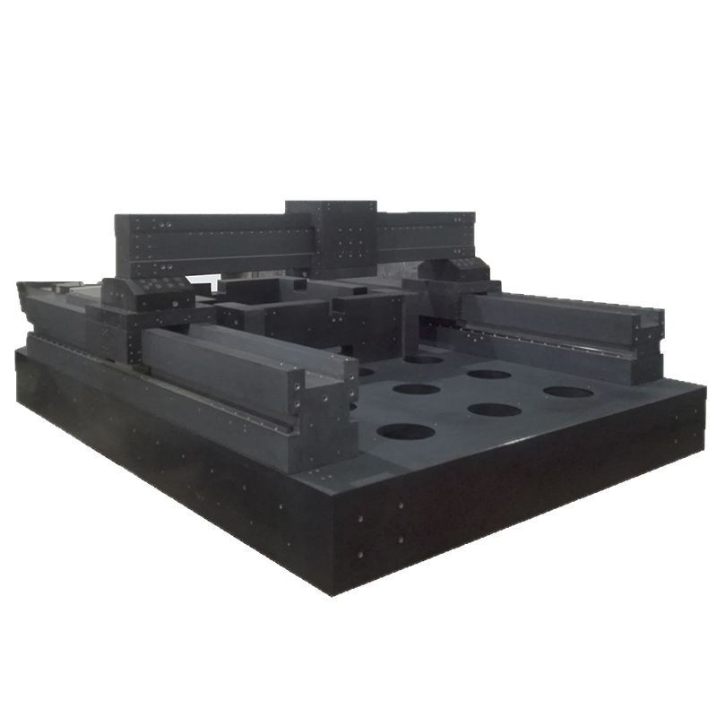 Granite air-floating guide rail motion platform